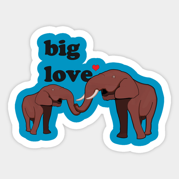 Big Love Sticker by momomoma